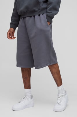 Tall Oversized Drop Crotch Basic Shorts
