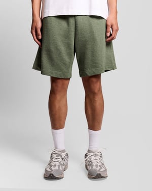 Katoenen Marl Sweatshorts