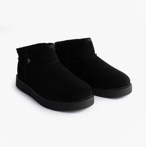 Skechers 167848/bbk Keepsakes Cozy - Cozy Mini Womens Boots Black