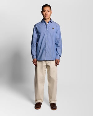 Katoenen Poplin Twin Stripe Overhemd