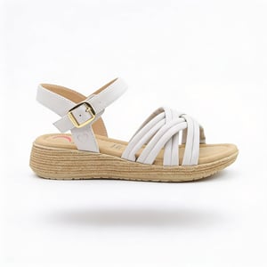 Heavenly Feet Symphony Womens Ankle Strap Sandals Stone