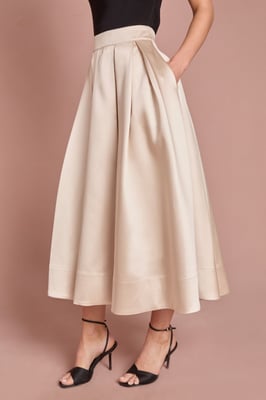 Twill Full Volume Skirt