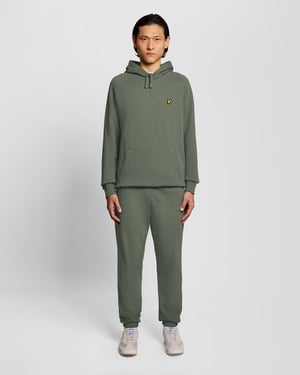Katoenen Marl Raglan Hoodie