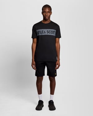 Sport T-shirt med bröstlogo