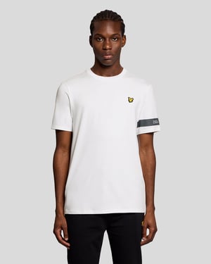 Sportärmad Detaljerad T-Shirt