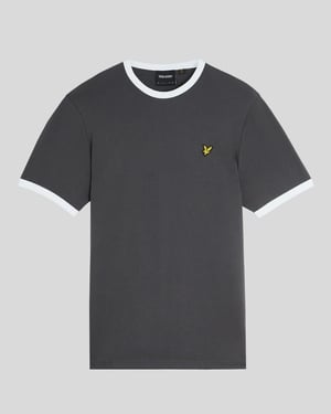 Ringer Katoenen Crew Neck T-Shirt