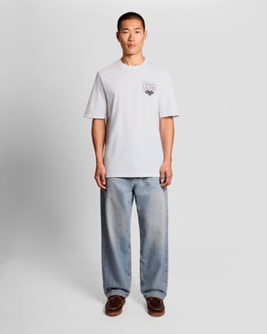 Bröstgrafik T-shirt