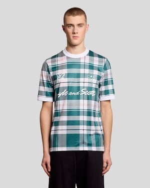 Sport Tartan Ruit Voetbalshirt