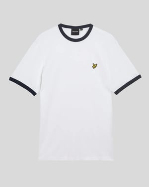 Ringer Katoenen Crew Neck T-Shirt