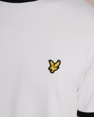 Ringer Katoenen Crew Neck T-Shirt