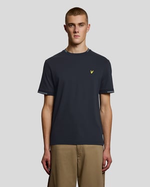Fijne Katoenen Tipped T-Shirt