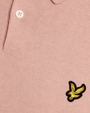 Katoenen Gebreide Poloshirt