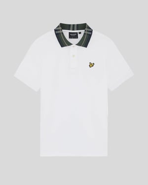 Tartankraag Poloshirt