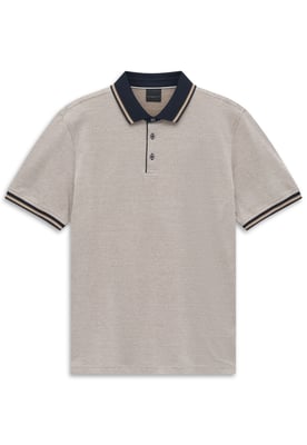 Bugatti Herren Polo Modern Fit van puur katoen