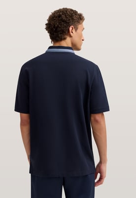 Bugatti Herren Polo Modern Fit van puur katoen