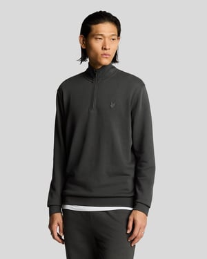 Superfijn Katoen 1/4 Zip Sweatshirt
