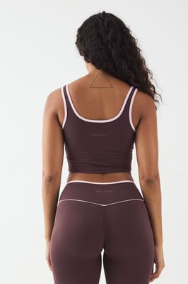 DSGN Studio Sports Sculpt Contrast Piping Padded Sports Bra