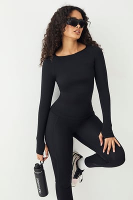 DSGN Studio Sport Contour Seamless Fitted Long Sleeve Top