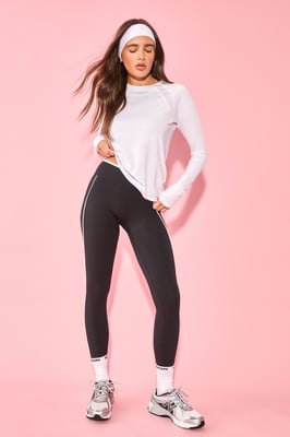 DSGN Studio Sculpt Wrap Waist Piping Detail Legging