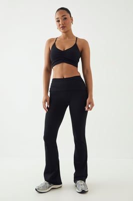 DSGN Studio Sculpt Fold Over Waist Flared Legging