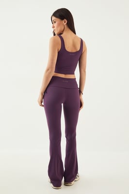 DSGN Studio Sculpt Ruched Side Flared Legging