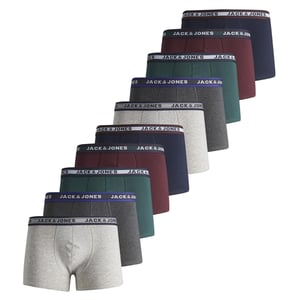 Jack & Jones Jacoliver Trunks 10 Pack Jnr Noos Boxershorts