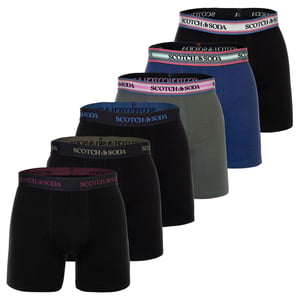 Scotch & Soda Solid Cotton Stretch Boxershorts