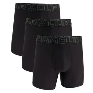 Under Armour Ua Performance Tech Mesh -Solid 6 In 3Pk Boxershorts