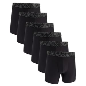 Under Armour Ua Performance Tech - Solid 6 In 6Pk Boxershorts