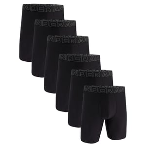 Under Armour Ua Performance Tech - Solid 9 In 6Pk Boxershorts