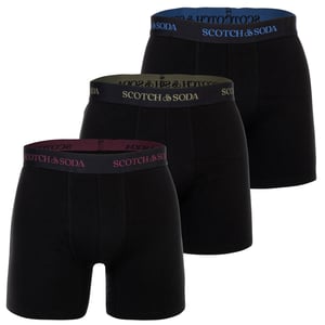 Scotch & Soda Solid Cotton Stretch Boxershorts