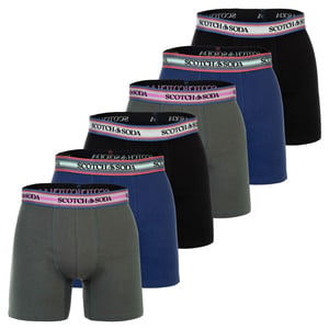 Scotch & Soda Solid Cotton Stretch Boxershorts