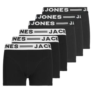Jack & Jones Sense Trunks 6 Pack Jnr Noos Boxershorts