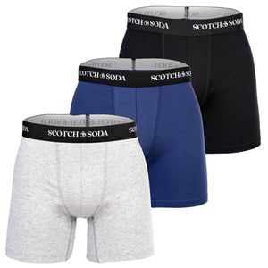Scotch & Soda Solid Cotton Stretch Boxershorts