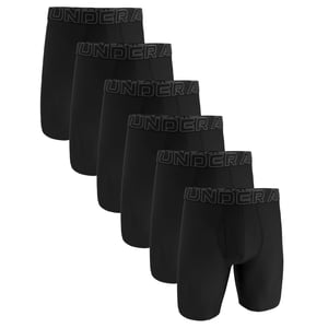 Under Armour Ua Performance Tech Mesh -Solid 9 In 6Pk Boxershorts