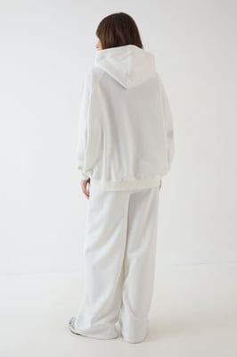 DSGN Studio Collegiate Printed Raglan Seam Oversized Hoodie