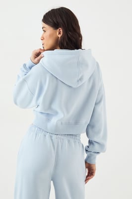 DSGN Studio Applique Boxy Crop Hoodie