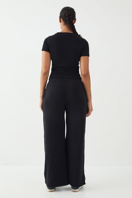 Petite DSGN Studio Applique Straight Leg Jogger