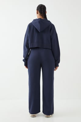 Petite DSGN Studio Contrast Drawcord Straight Leg Jogger