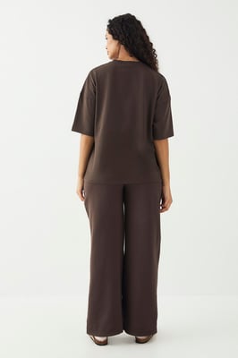 DSGN Studio Deep Waistband Wide Leg Jogger