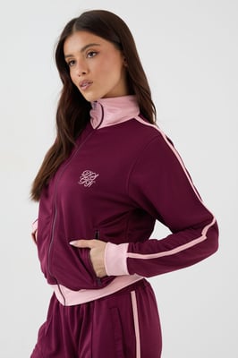 DSGN Studio Tricot Contrast Zip Through Track Jacket