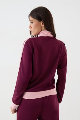 DSGN Studio Tricot Contrast Zip Through Track Jacket
