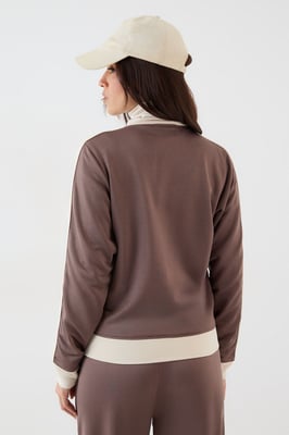 DSGN Studio Tricot Contrast Zip Through Track Jacket