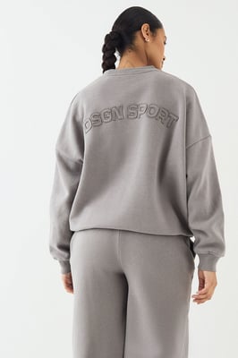 DSGN Studio Self Fabric Applique Oversized Sweatshirt