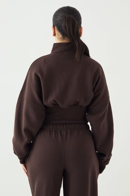 DSGN Studio Sport Training Club Cinched Waist Collar Sweatshirt