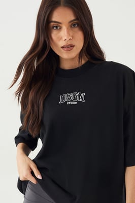 DSGN Studio Embroidered Heavyweight Oversized T-Shirt