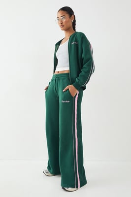 DSGN Studio Embroidered Side Stripe Straight Leg Jogger