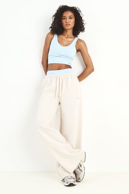 DSGN Studio Script Embroidered Straight Leg Jogger