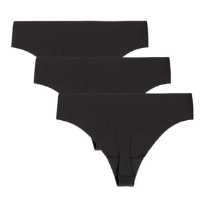 Under Armour Ua Pure Stretch No Show Thong -Solid 3Pk String