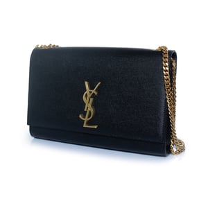 Saint Laurent, Medium Kate axelväska i svart